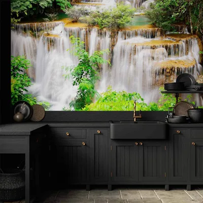 Produktbild von Vlies Fototapete - Thai waterfall 250x175 cm Landschaften 10110903-46