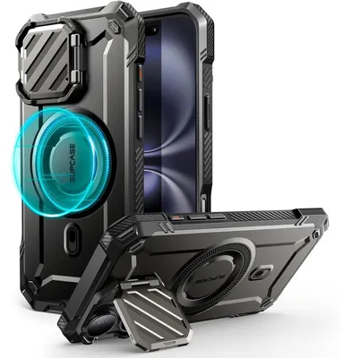 Immagine prodotto di Custodia con protezione per fotocamera per iPhone 16 (6,1'') con supporto MagSafe, colore nero