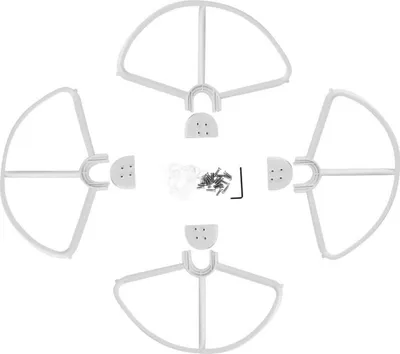 Produktbild von vhbw 4x Propellerschutz kompatibel mit DJI Phantom 2 Vision + plus, FC40, 3 Professional, 3 Advanced, 2 Vision, 2, 1 Drohne Weiß
