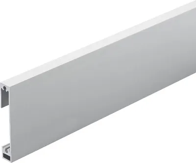 Obrázek produktu pro AP38/1 soklová lišta ACARA, hliník elox stříbrná, 60 mm, 2,5 m