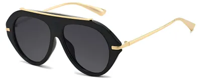 Zdjęcie produktu dla Techsuit Sunglasses 8092 okulary przeciwsłoneczne pilotki - czarne