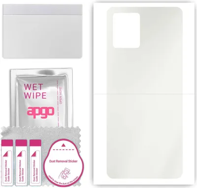 Produktbild von apgo Rückseite Schutzfolie, Matt, kompatibel mit Motorola Moto G Power 5G, Hinten Hydrogel-Displayschutzfolie mit Positionierhilfe, kratzfest, einfache Montage