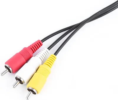 Obrázok produktu pre Kábel videokamery, kábel AV adaptéra Multi A/V čierny pre televízor