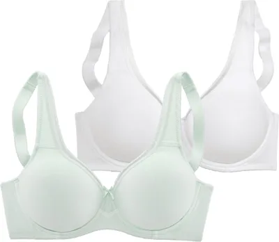 Produktbild von PETITE FLEUR Minimizer-BH mint+weiß Größe 75 F
