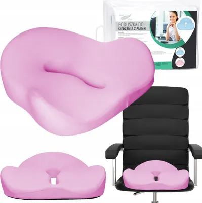 Zdjęcie produktu dla Poduszka Ortopedyczna Do Siedzenia Różowa Samochodu Sofie Medi Sleep