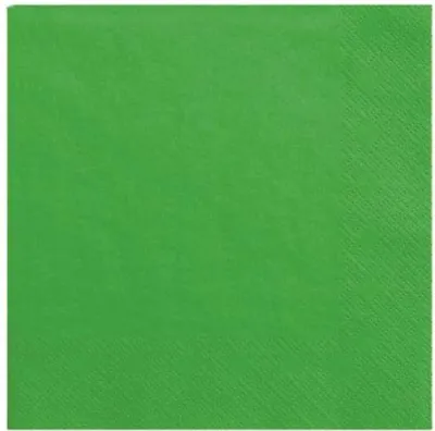 Obrázok produktu pre Zelené papierové obrúsky 33 x 33 cm Pol-mak