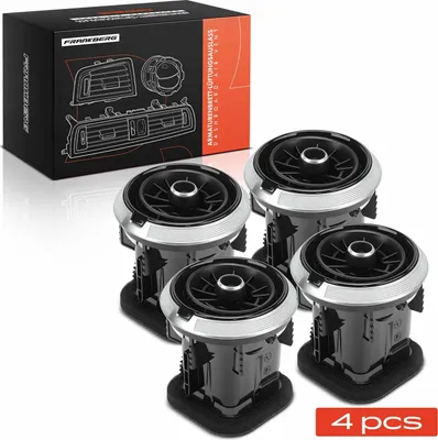 Obrázok produktu pre Frankberg 4x vzduchová tryska na palubnej doske vpredu vľavo a vpravo pre Audi A3 8V1 8VK Sportback 8VA 8VF