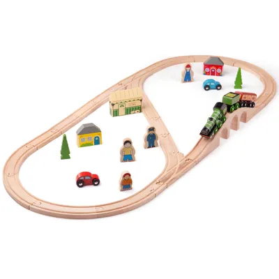 Image de Set de train Bigjigs Flying Scotsman