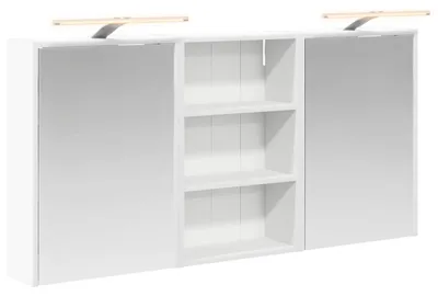 Immagine prodotto di vidaXL Set di 3 mobili da bagno, 126 x 16 x 62,5 cm, materiale composito di legno