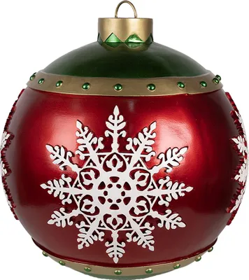 Immagine prodotto di Clayre & Eef Grande gingillo natalizio Decorazione natalizia Ø 39x44 cm Plastica rossa