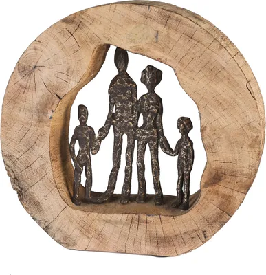 Produktbild von Casablanca by Gilde Dekofigur Skulptur Familie bronze H. 28 cm,71905