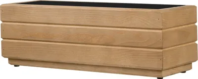 Produktbild von ALFALUX Blumenkasten Blumentöpfe Pflanzkasten Holz Pflanzkübel EICHE 50x17x17cm