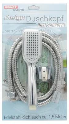 Produktbild von Design-Duschkopf mit 1,5m Schlauch