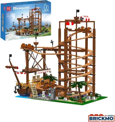 Obrázok produktu pre Stavebnica kociek Mould King double helix rollercoaster 11013