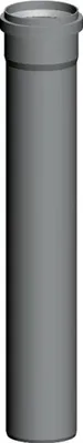 Produktbild von Wolf Abgasrohr aus Polypropylen DN80 L:500mm