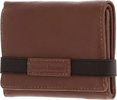 Produktbild von bruno banani Leder Geldbörse Wallet Cognac braun
