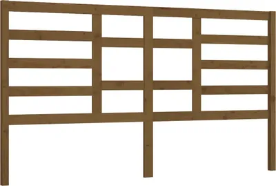 Obrázek produktu pro vidaXL Čelo postele Honey Brown 186x4x104 cm Borovicový masiv