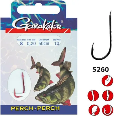 Image de Gamakatsu Livret Perche 5260R Gr.8 0.20mm 50cm