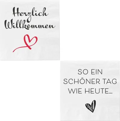 Produktbild von 48x Servietten 20er 33x33cm 3 lagig BBQ Grillen Papiertuch Einweg Party Grillen
