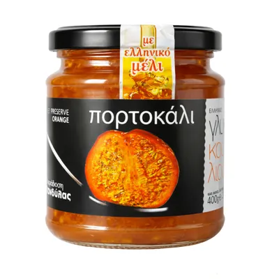 Kandylas Orangenscheiben in Honigsirup 400 g auf Weiß