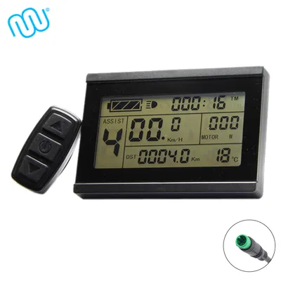 An e-bike display unit and its remote control.