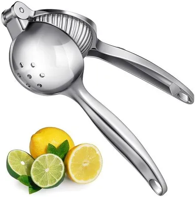 Produktbild von Famanu Citruspressen Handbetrieben - Robuste Qualität - Silber