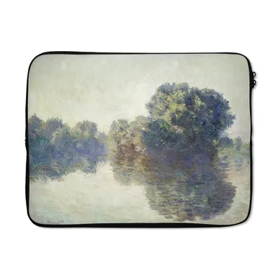 Produktbild von MuchoWow® Laptop Hülle 15 Zoll Die Seine bei Giverny - Gemälde von Claude Monet Laptoptasche - Laptoptasche - Sleeve - Rundum-Schutz