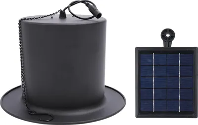 Zdjęcie produktu dla Solar Shed Light Professional Iron IP65 Wodoodporna zewnętrzna lampa wisząca Lampa wisząca zasilana energią słoneczną z pilotem zdalnego sterowania