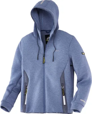 Produktbild von Uncle Sam Herren Scuba-Jacke mit Kapuze - Arbeitsjacke mit reflektierenden Details in Marine Größe 3XL