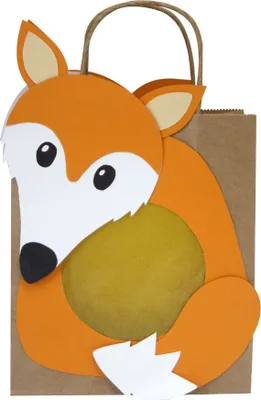 Produktbild von Laternen Bastelset Tasche Fuchs von Prell, 4 Stück