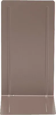Produktbild von Buchstützen 240x130x140mm Metall grau VE=25x2 Stück