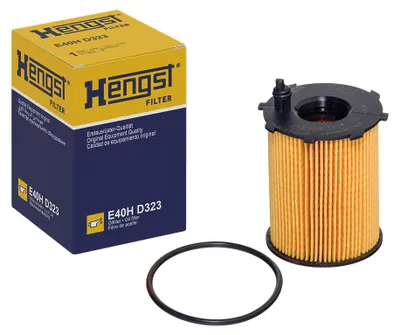 Image de Filtre à huile de 99 mm, marque HENGST FILTER, compatible avec, entre autres, le PEUGEOT PARTNER