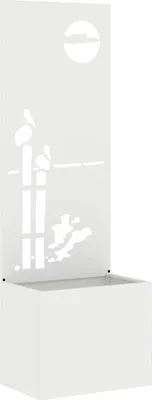 Produktbild von vidaXL Garten Sichtschutz-Leinwand Weiß 50 x 150 cm