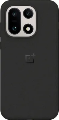 Image de Coque de téléphone originale pour OnePlus 15, coque magnétique OnePlus Sandstone, noire