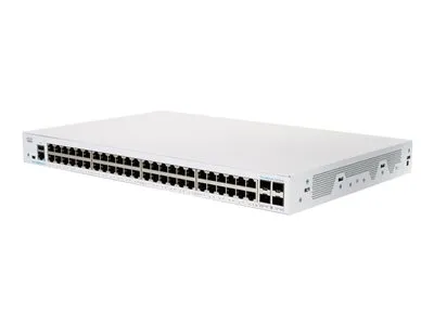 Produktbild von Cisco CBS350-48T-4G-EU Managed L2/L3 Gigabit Ethernet (10/100/1000) Netzwerk-Switch Silber