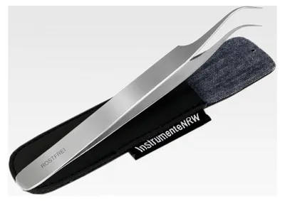 Produktbild von Zeckenpinzette aus Edelstahl mit Aufbewahrungsetui