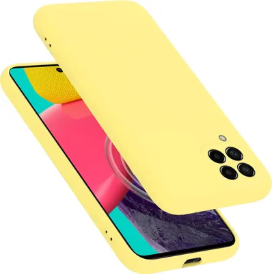 Produktbild von Cadorabo Schutzhülle für Samsung Galaxy M53 5G Hülle in Gelb Handyhülle Case Cover TPU Etui