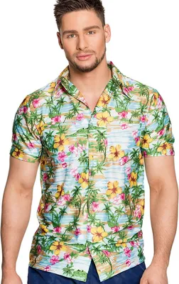 Produktbild von Hawaii Hemd "Paradise" für Herren | Mehrfarbig Größe: M
