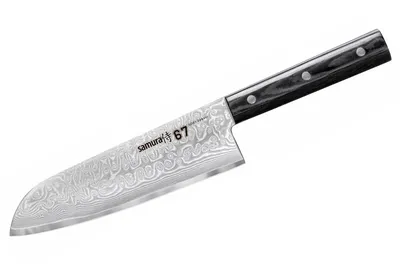 Immagine prodotto di Samura DAMASCUS 67 Santoku a macinazione cava 175 mm