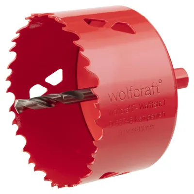 Imagen del producto de wolfcraft GmbH 5476000, Atornillador inalámbrico, ideal para: paneles de yeso, metales no ferrosos, plástico, contrachapado, acero, madera. Color: rojo. Material de la punta: bimetal, acero rápido (HSS)