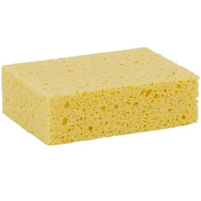 Produktbild von Viskoseschwamm gelb 14 x 11 x 3,5 cm - Biologisch abbaubare Schwämme - Reinigung / Küchenbedarf
