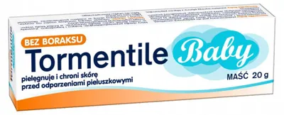 Maść na odparzenia pieluszkowe Tormentile Baby z tlenkiem cynku 20 g