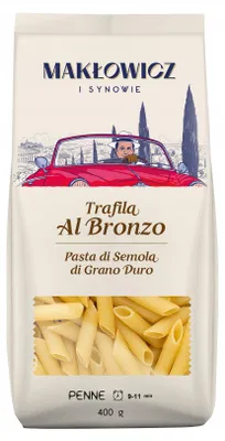Obrázek produktu pro Těstoviny Penne Makłowicz I Synowie 400 g