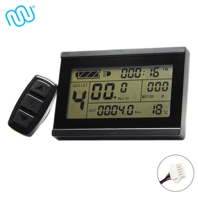 Obrázok produktu pre windmeile | Displej KT-LCD3, Profesionálny, palubný počítač, displej tachometra, LCD displej, podsvietený, e-bike, elektrobicykel, pedelec, 24V/36V/48V