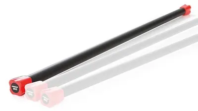 Produktbild von Gymstick 61051-6, Schwarz, Rot, Stahl, Styrol-Butadien (SBR), Polyurethan (PU), 122,5 cm, 5 cm, 6 kg, 1275 mm
