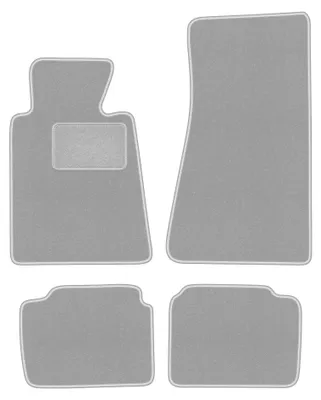 Immagine prodotto di Tappetini in moquette per BMW 5 E34 1988-1994 (berlina/station wagon/Touring) – set 4 pezzi, grigi, su misura – Wielganizator OSLO