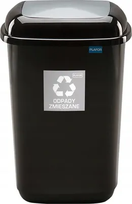 Produktbild von Mülleimer Plafor, schwarz/grau