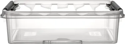 Produktbild von Orthex Group 3589070, Aufbewahrungsbox, Schwarz, Transparent, Rechteckig, Polypropylen (PP), Einfarbig, Junge/Mädchen