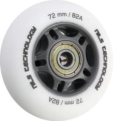 Obrázek produktu pro BíláPolyuretan72x24 82A Kolečka & Ložiska ABEC-9 Set