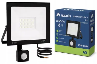 Zdjęcie produktu dla MOCNA Lampa Naświetlacz LED 100W Z CZUJNIK RUCHU ELEWACYJNA NAD GARAŻ